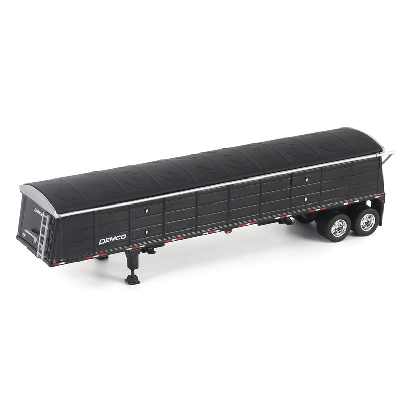 1/64 DEMCO 42ft Black Steel Grain Trailer by Diecast Masters