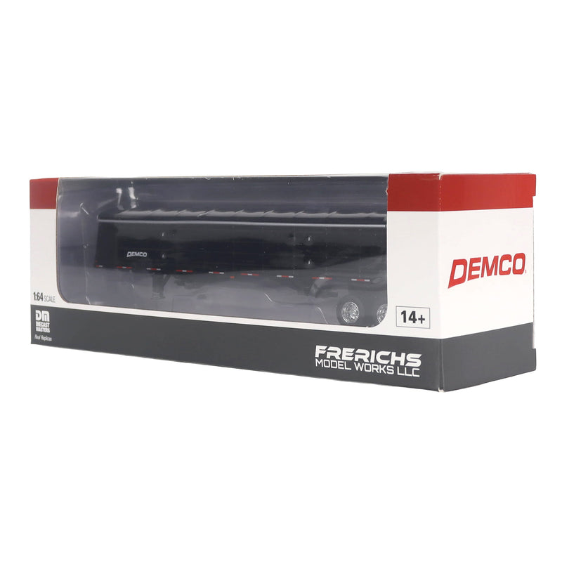 1/64 DEMCO 42ft Black Steel Grain Trailer by Diecast Masters