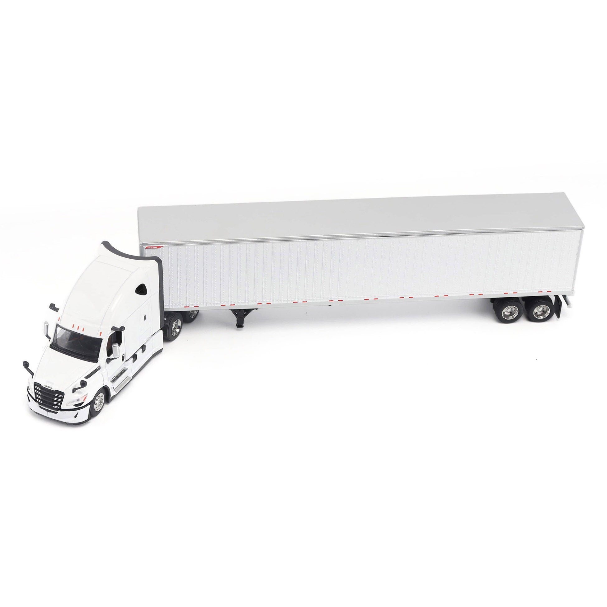 COSTCO トレーラー模型 ホワイト 1/64 Freightliner Cascadia Gen-5 Semi Truck with Great Dane