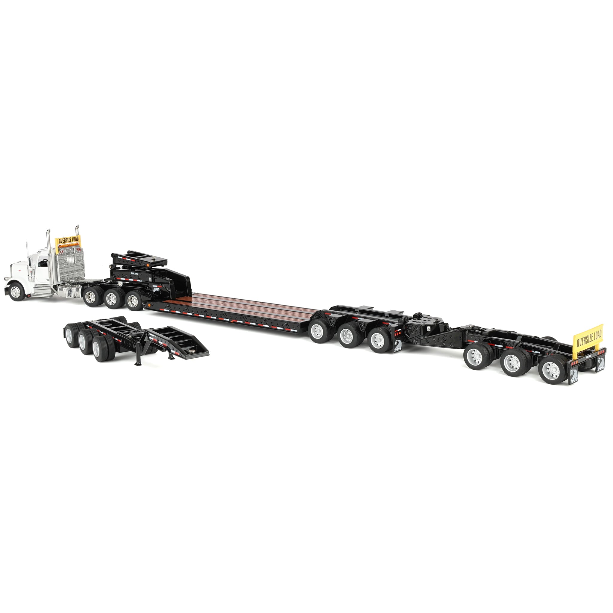 71233 1/64 Peterbilt 589 Tridem-Axle Semi Truck with Trail King