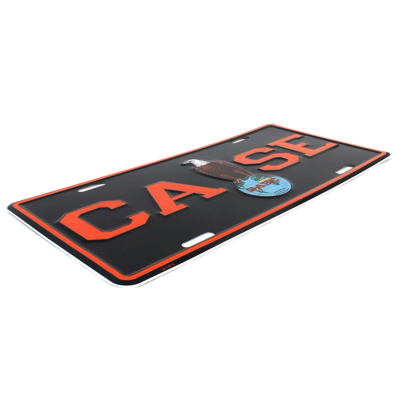 Case Old Abe Eagle Metal License Plate with Embossing