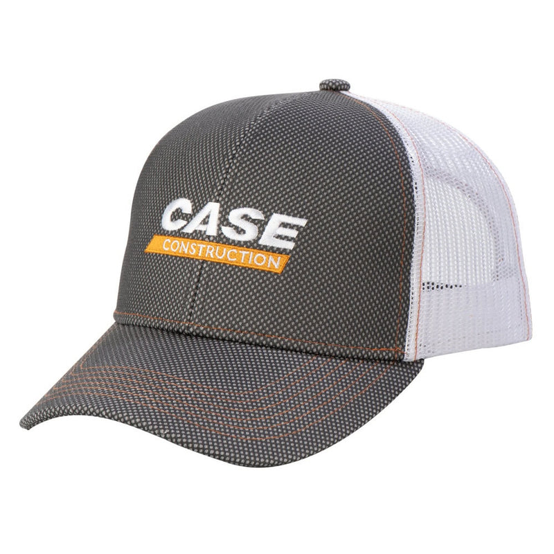 Case Construction Twill Cap with White Mesh Back