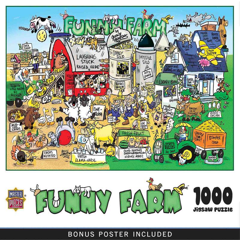 Internet Sensations Funny Farm 1000 Piece Puzzle