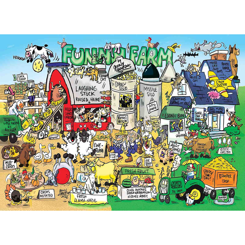 Internet Sensations Funny Farm 1000 Piece Puzzle