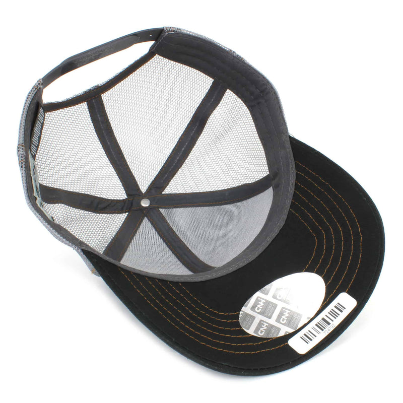 Case Tread Logo Cap with Mesh Back, Black & Gray