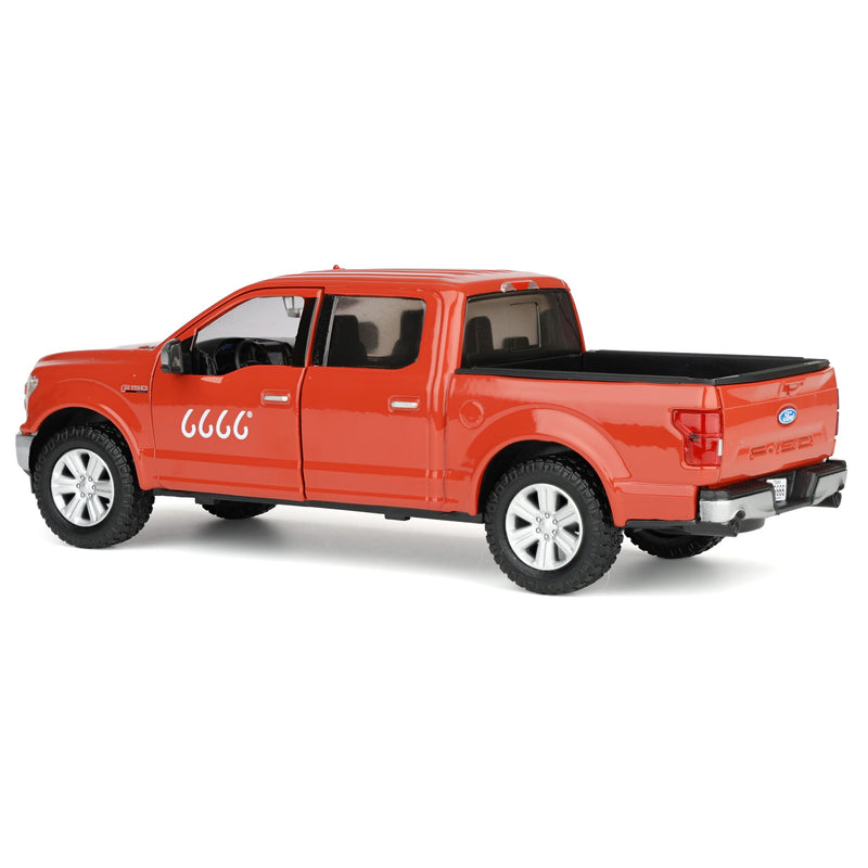 1/27 2019 Ford F-150 Lariat Crew Cab Pickup Truck Four Sixes Ranch Edition by Big Country Toys