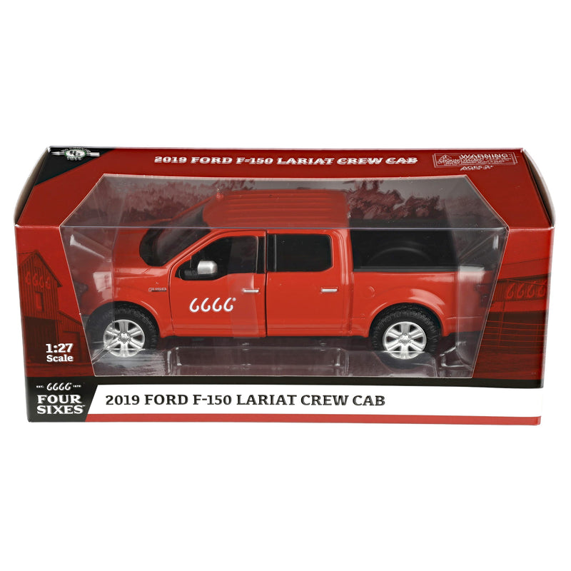 1/27 2019 Ford F-150 Lariat Crew Cab Pickup Truck Four Sixes Ranch Edition by Big Country Toys