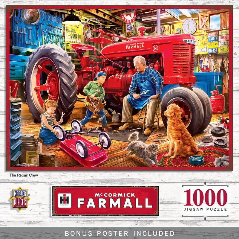 IH Farmall H The Repair Crew 1000 Piece Puzzle