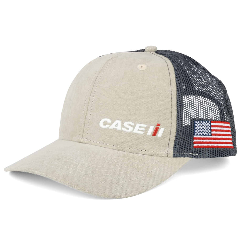 Case IH USA Flag Sueded Salute Mesh Back  Cap