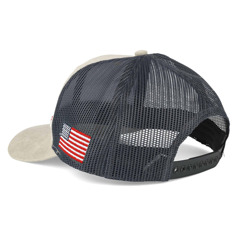 Case IH USA Flag Sueded Salute Mesh Back  Cap