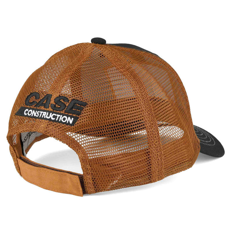 Case Construction American Flag Cap with Black Front & Power Tan Back