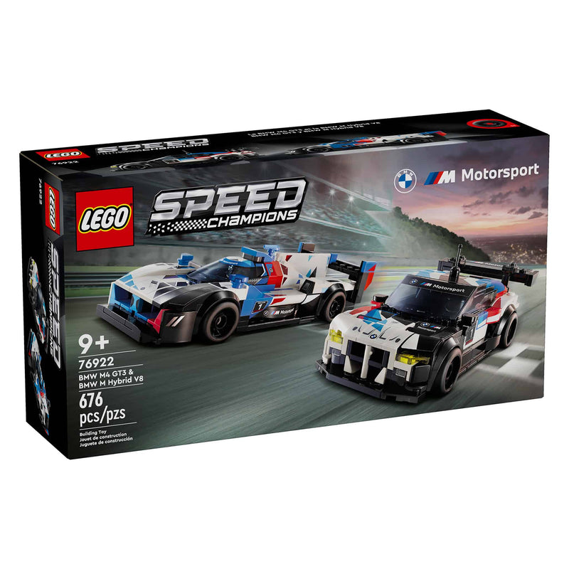 LEGO® Speed Champions BMW M4 GT3 & BMW M Hybrid V3 Race Car 2-Pack, 676 Pieces