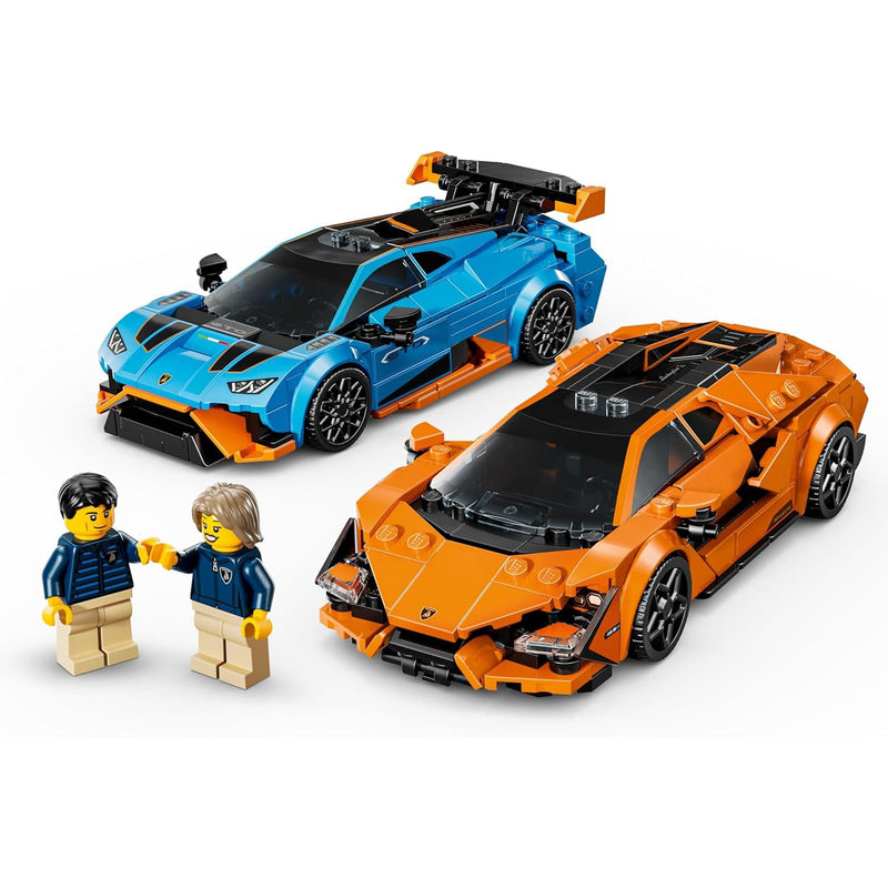 LEGO® Speed Champions Lamborghini Revuelto & Huracán STO Race Car 2-Pack, 607 Pieces