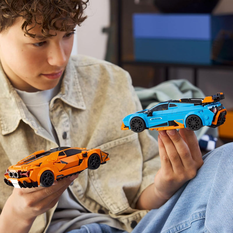 LEGO® Speed Champions Lamborghini Revuelto & Huracán STO Race Car 2-Pack, 607 Pieces