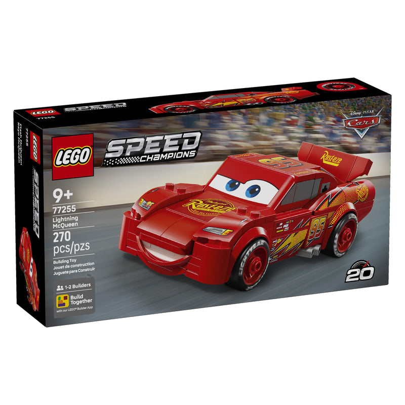 LEGO® Speed Champions Disney Pixar Cars Lightning McQueen, 357 Pieces