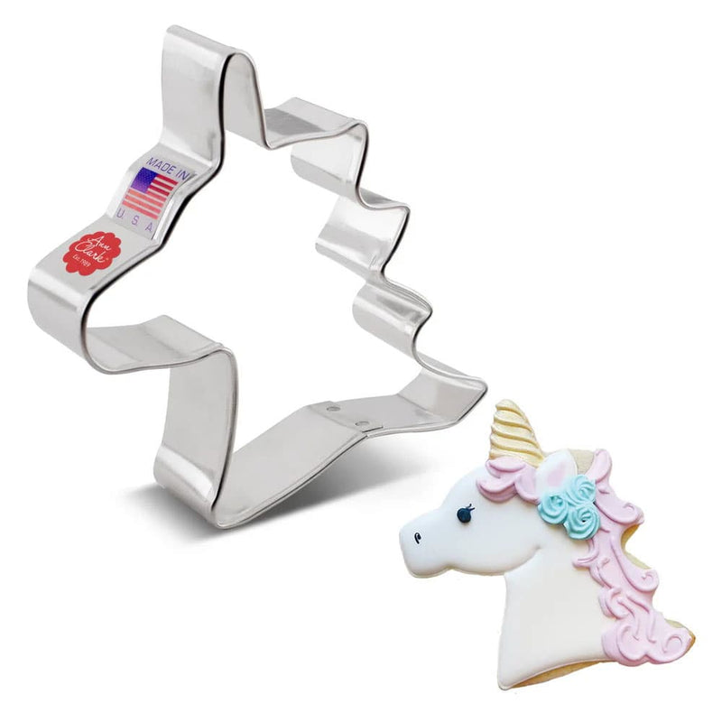Unicorn Head 4in Cookie Cutter