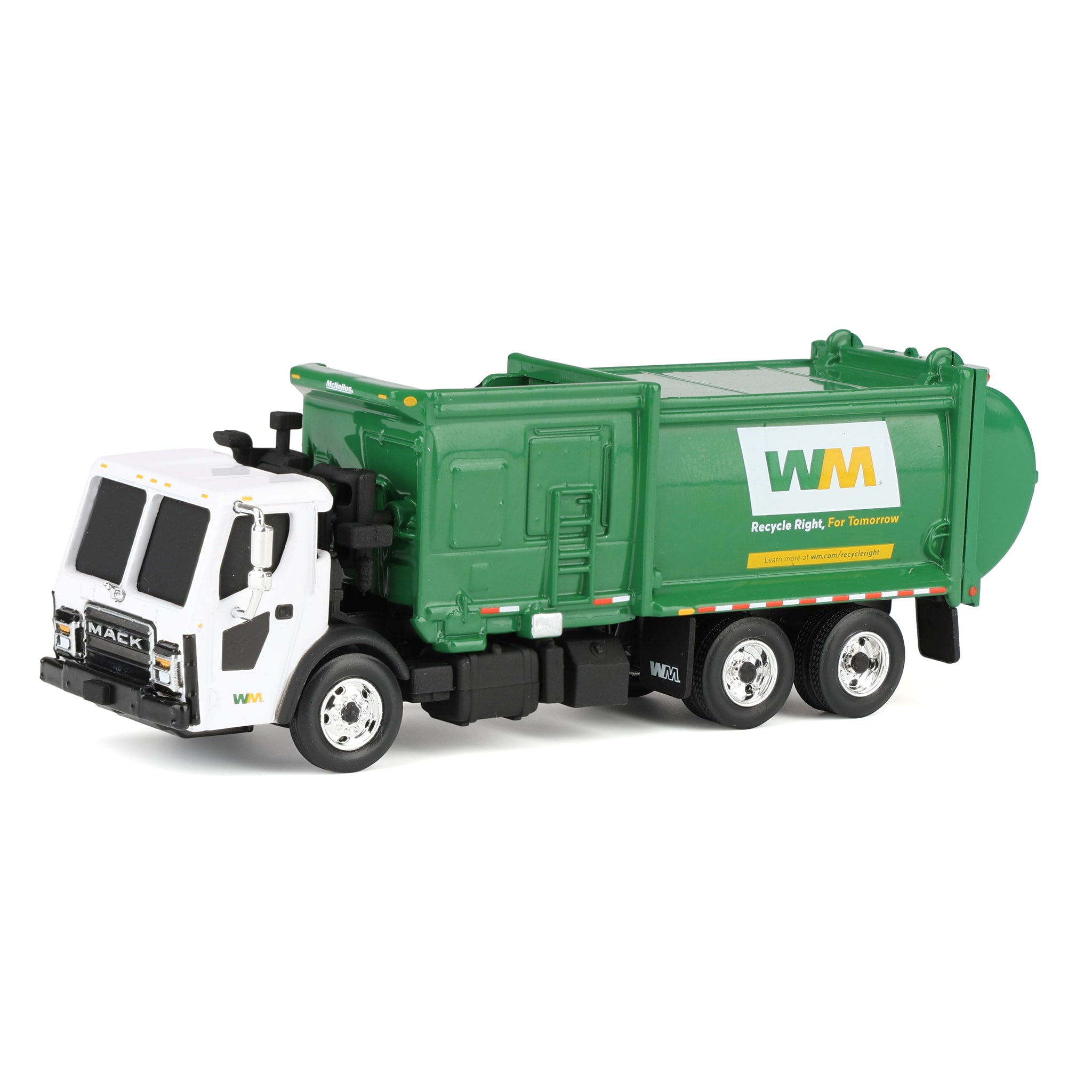 1/87 Mack LR Waste Management Refuse Truck with McNeilus ZR Side