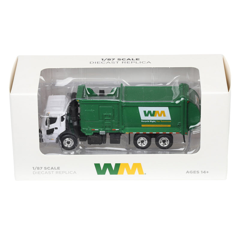 1/87 Mack LR Waste Management Refuse Truck with McNeilus ZR Side Loader