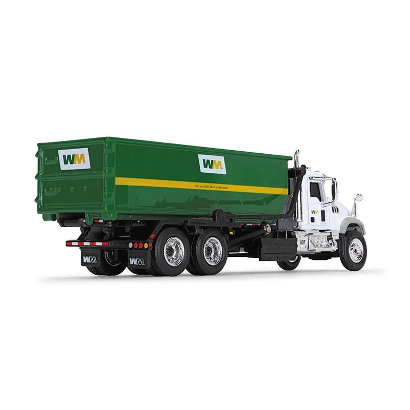 (B&D) 1/87 Mack Granite MP with Tub-Style Roll-Off Container, Waste Management - Damaged Box