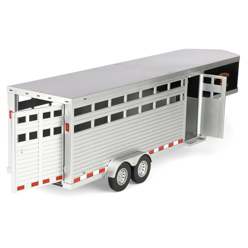 (B&D) 1/20 Dutton Ranch Horse Trailer, Yellowstone - Damaged Box