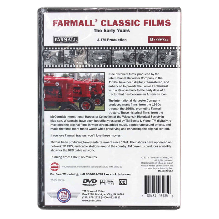 Farmall Classic Films "The Thirties" DVD