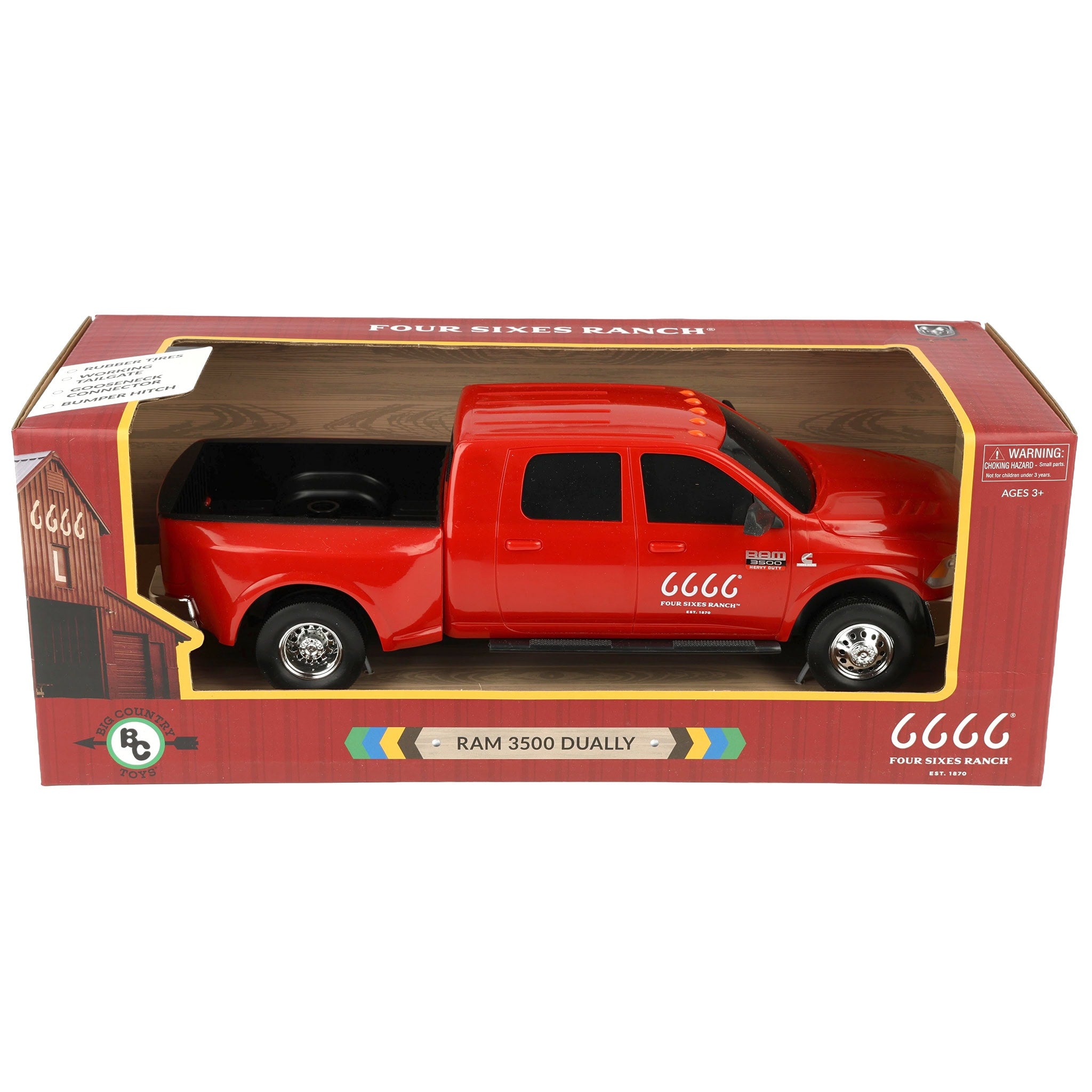 1/20 Four Sixes Ranch Dodge Ram 3500 Mega Cab Dually Pickup Truck ...