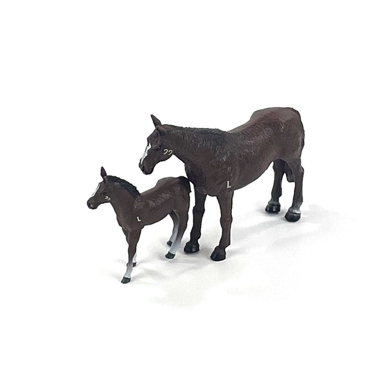 1/20 Four Sixes Ranch Quarter Horse Mare & Colt by Big Country