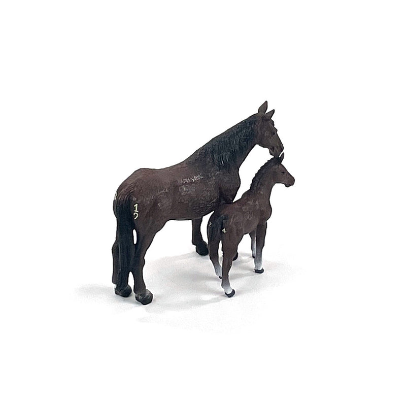 1/20 Four Sixes Ranch Quarter Horse Mare & Colt by Big Country