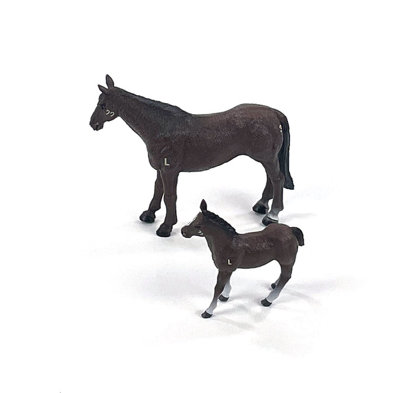 1/20 Four Sixes Ranch Quarter Horse Mare & Colt by Big Country