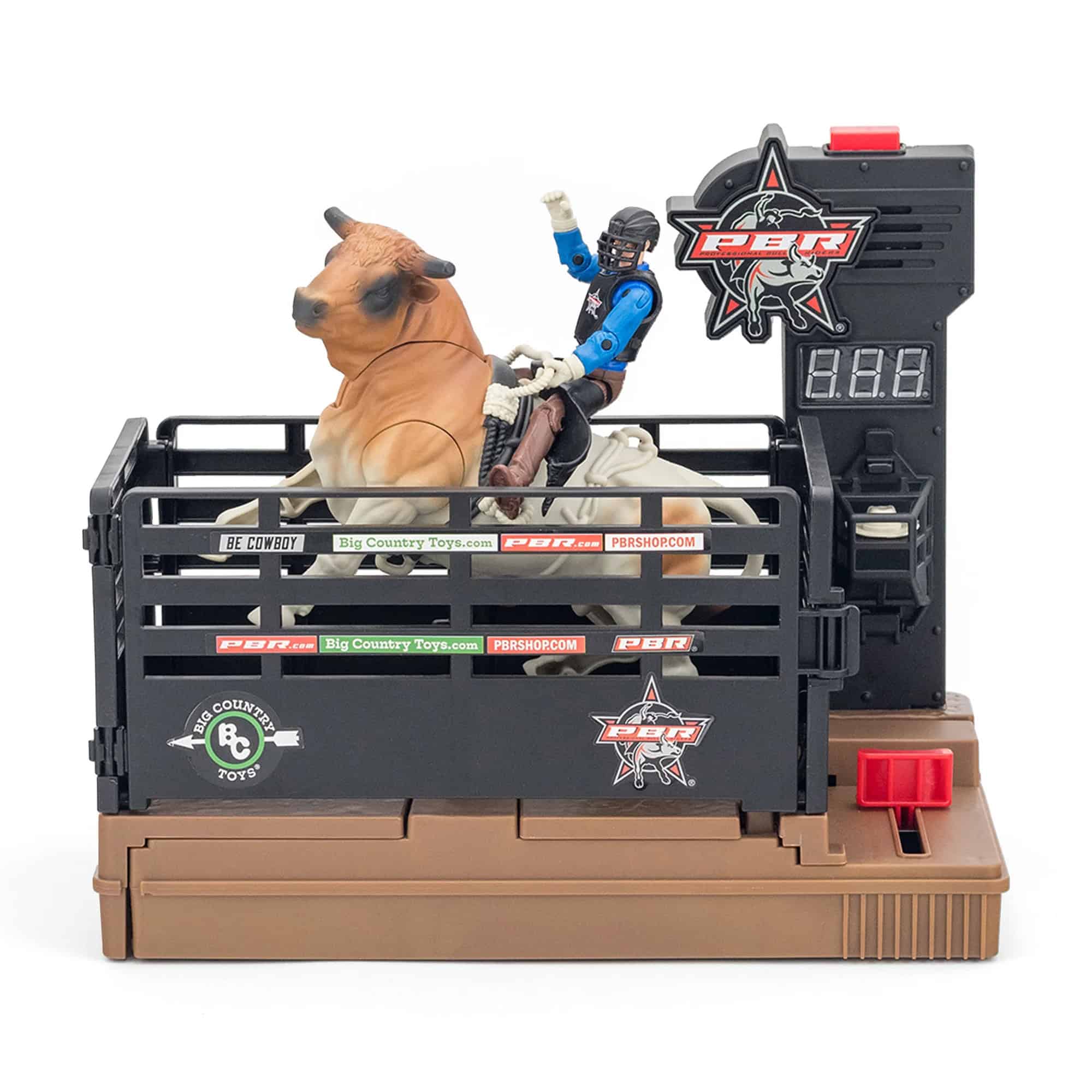 1/20 PBR Bull & Rider Set with Authentic Bucking Actions & Sounds