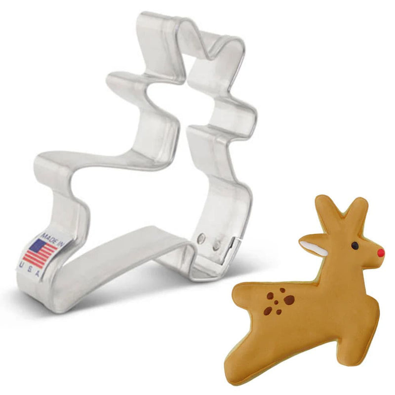Jumping Deer Cookie Cutter