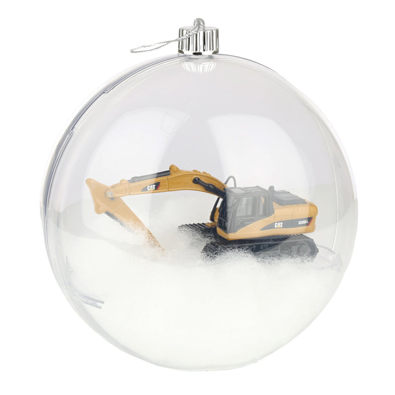 1/87 Caterpillar 320F L Hydraulic Excavator in Christmas Ornament, Diecast Masters HO Series