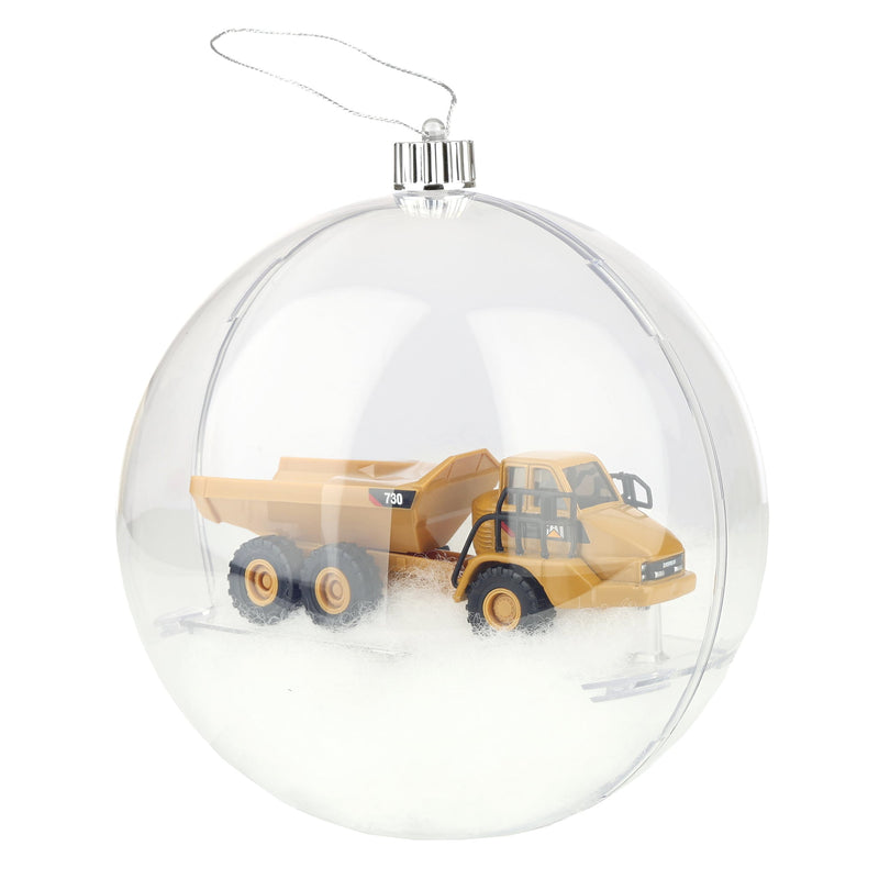 1/87 Caterpillar 730 Articulated Dump Truck in Christmas Ornament, Diecast Masters HO Series
