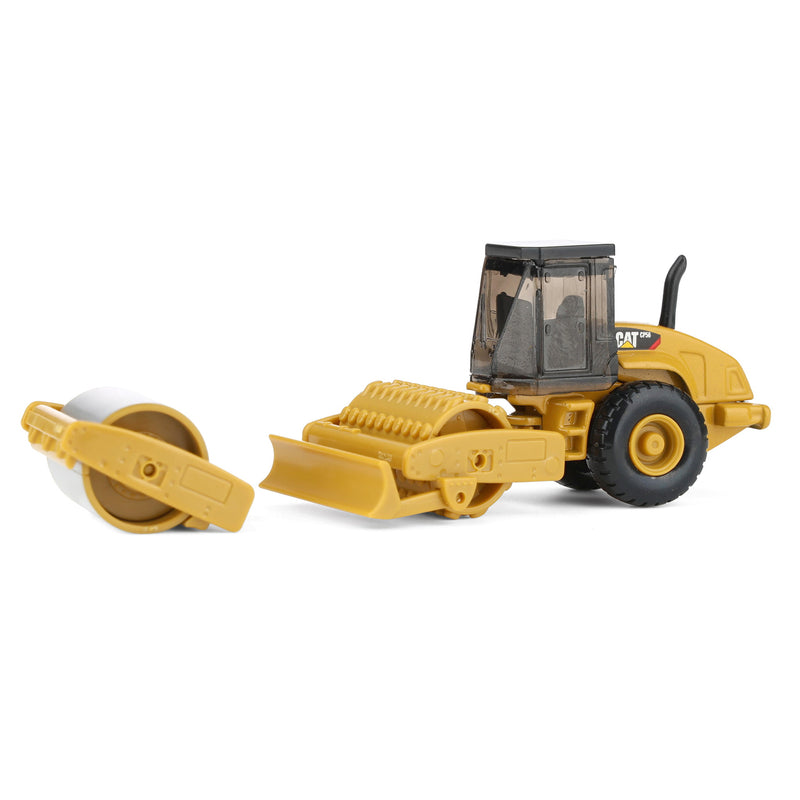 1/87 CAT 9CS56 Roller with Interchangeable Front Attachment by Diecast Masters