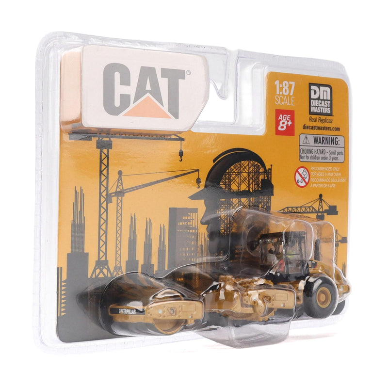 1/87 CAT 9CS56 Roller with Interchangeable Front Attachment by Diecast Masters