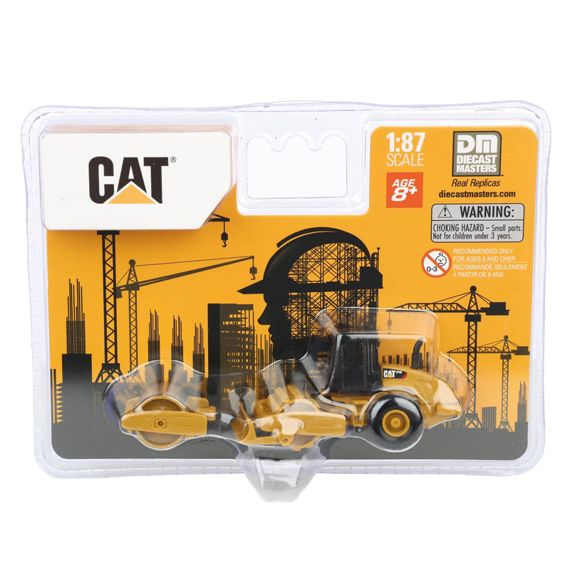 1/87 CAT 9CS56 Roller with Interchangeable Front Attachment by Diecast Masters