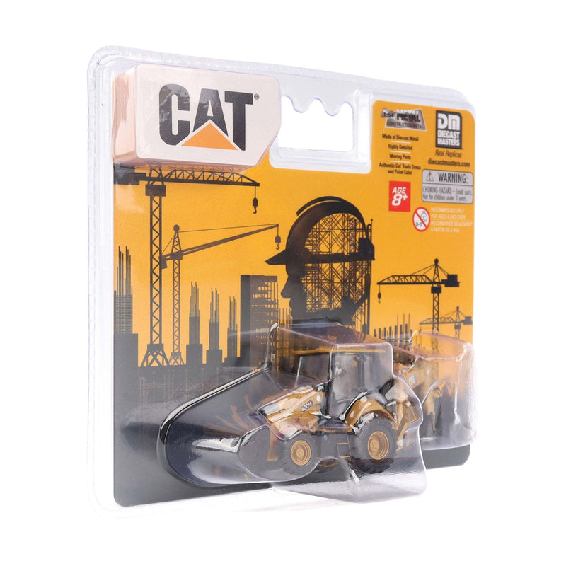 1/64 CAT 420 Backhoe Loader with Interchangeable Attachment by Diecast Masters