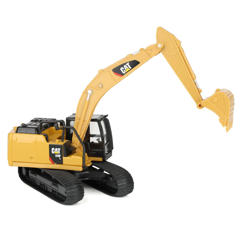 1/64 CAT 320 Excavator with Interchangeable Attachments by Diecast Masters