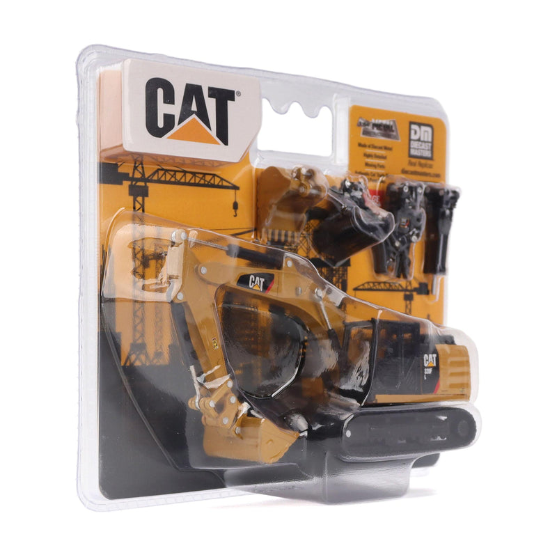 1/64 CAT 320 Excavator with Interchangeable Attachments by Diecast Masters