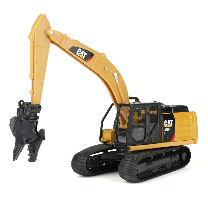 1/64 CAT 320 Excavator with Interchangeable Attachments by Diecast Masters