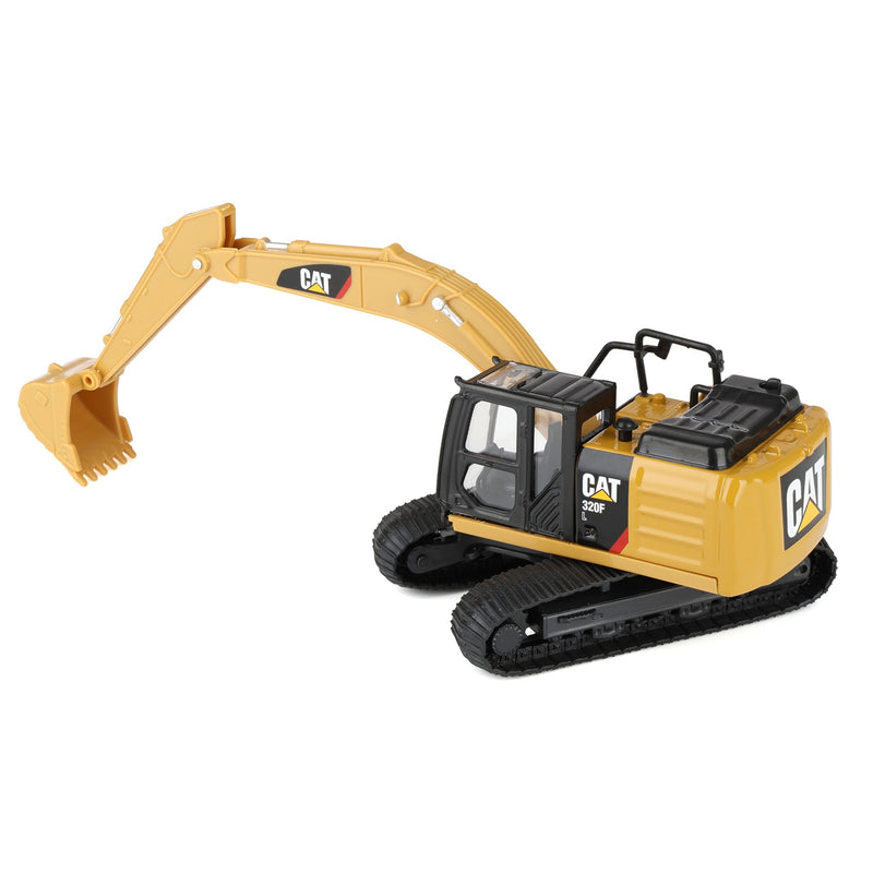 1/64 CAT 320 Excavator with Interchangeable Attachments by Diecast Masters