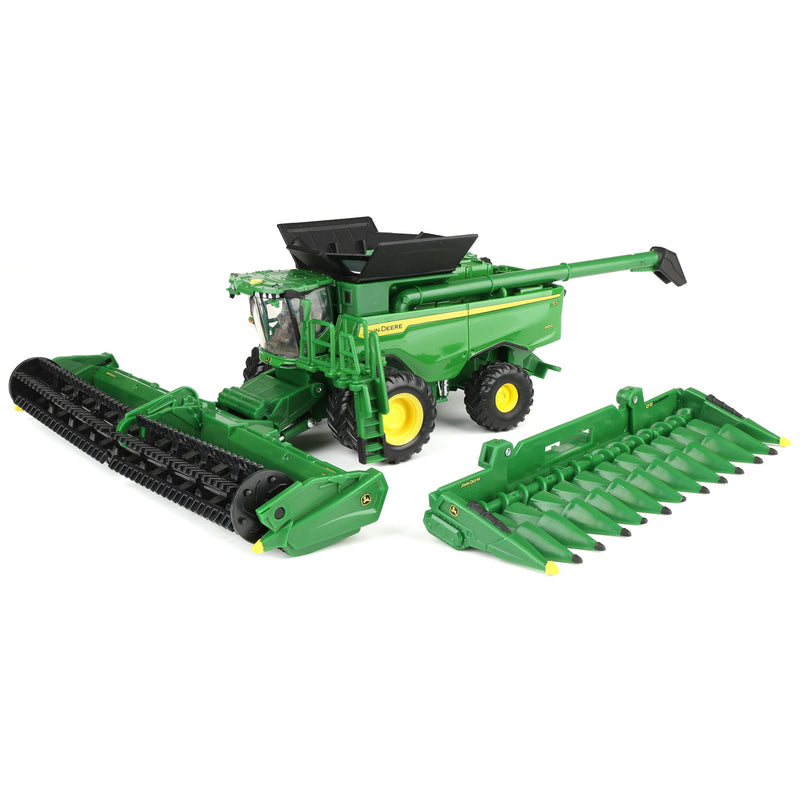 1/64 John Deere S7 800 Combine with Corn & Grain Heads, ERTL Prestige Collection