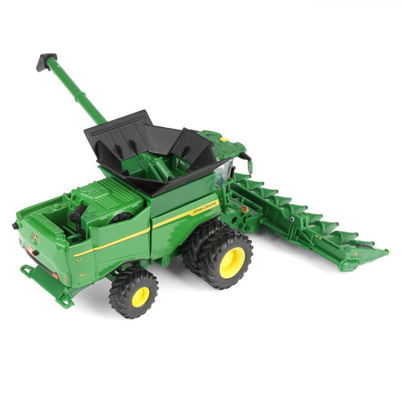 1/64 John Deere S7 800 Combine with Corn & Grain Heads, ERTL Prestige Collection