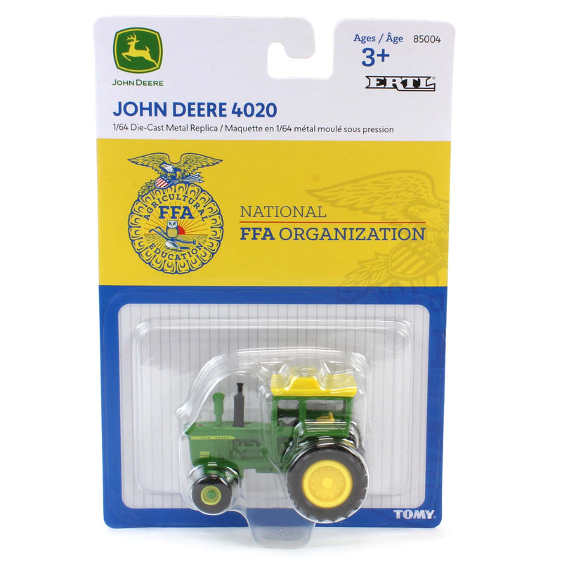 1/64 John Deere 4020 Tractor with FFA Logo, ERTL Replica Play
