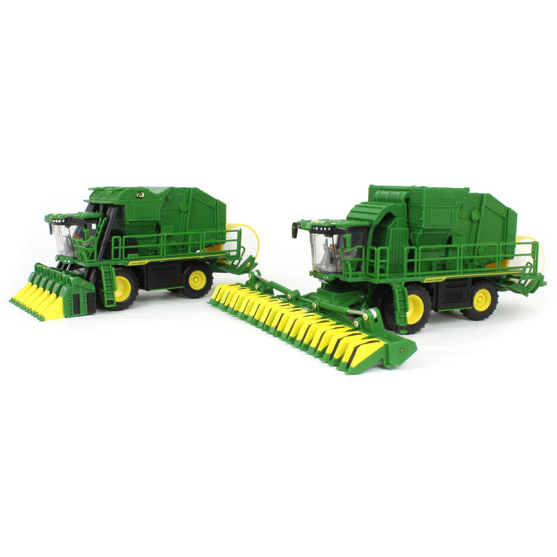 (B&D) 1/64 John Deere CS770 Cotton Stripper & CP770 Cotton Picker, 75th Anniversary Set, ERTL Prestige Collection - Damaged Box