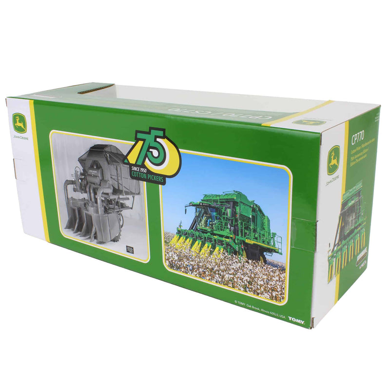 1/64 John Deere CS770 Cotton Stripper & CP770 Cotton Picker, 75th Anniversary Set, ERTL Prestige Collection