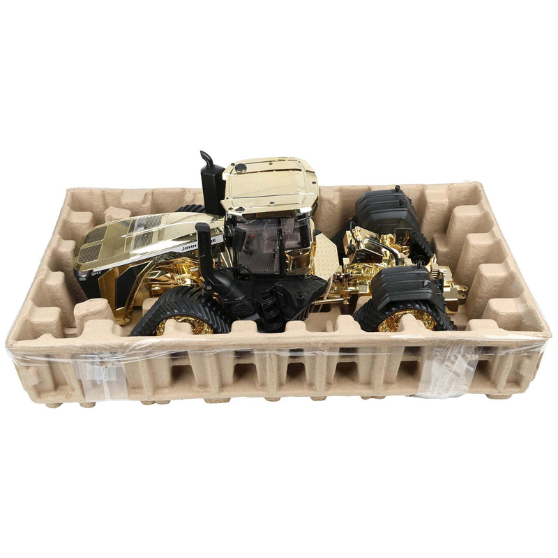 EXPO Gold Chrome ~ 1/16 John Deere 9RX 830 Tractor, ERTL Prestige Collectors Edition