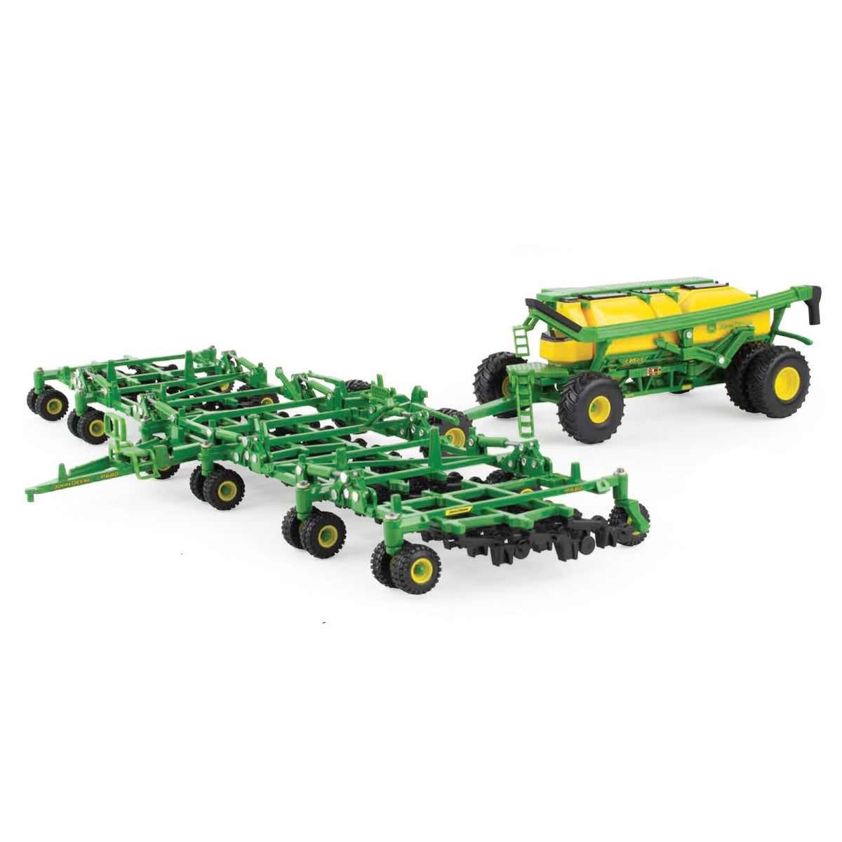 1/64 John Deere Set with P680 Air Seeder & C850T Cart, ERTL