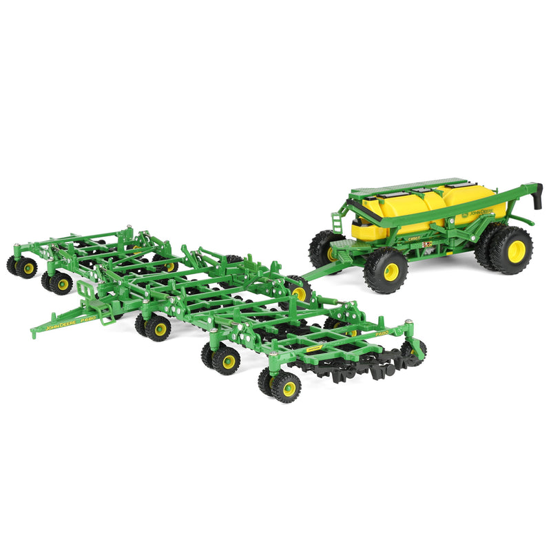 1/64 John Deere Set with P680 Air Seeder & C850T Cart, ERTL Replica Play