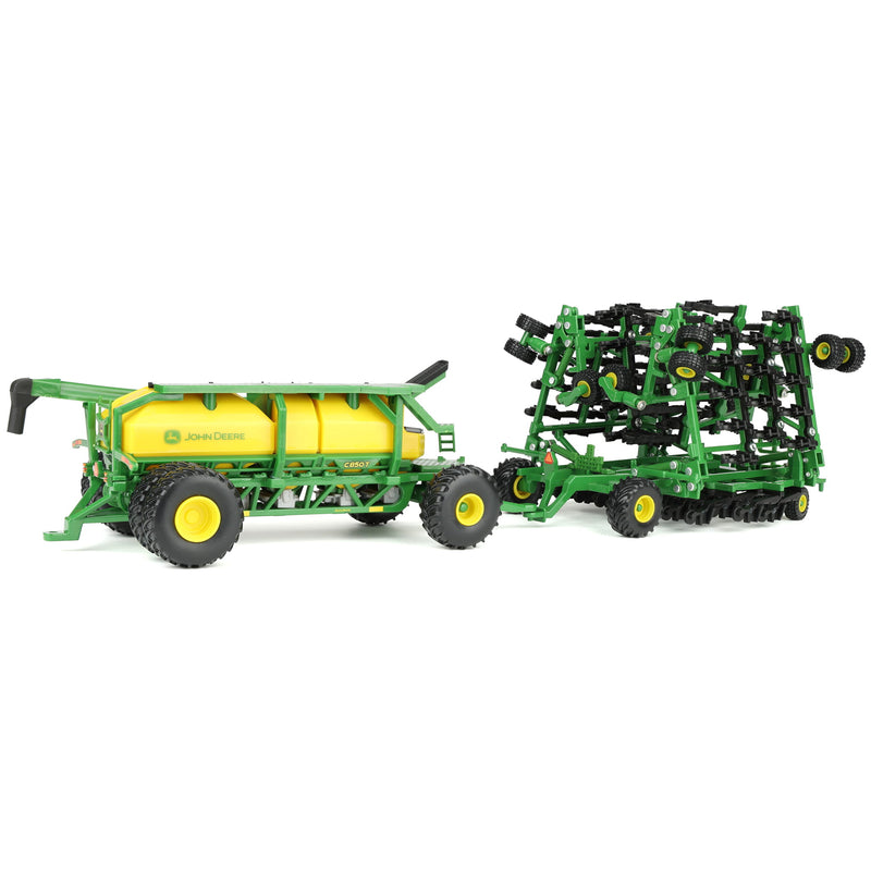 1/64 John Deere Set with P680 Air Seeder & C850T Cart, ERTL Replica Play